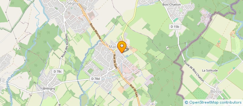 localisation de l'entreprise SYNERG  CANY-BARVILLE