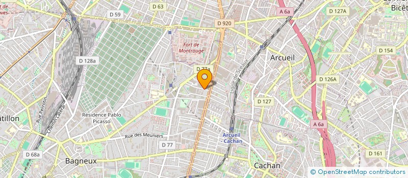 localisation de l'entreprise SYNERG CTS à BAGNEUX