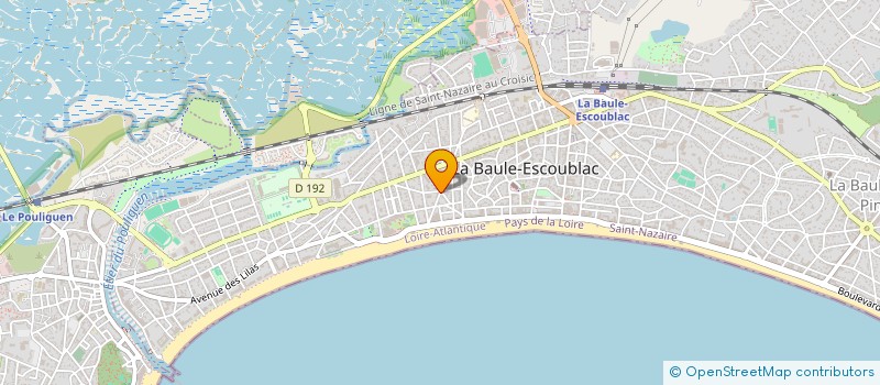 localisation de l'entreprise SYNERGA FORMATION à LA BAULE-ESCOUBLAC