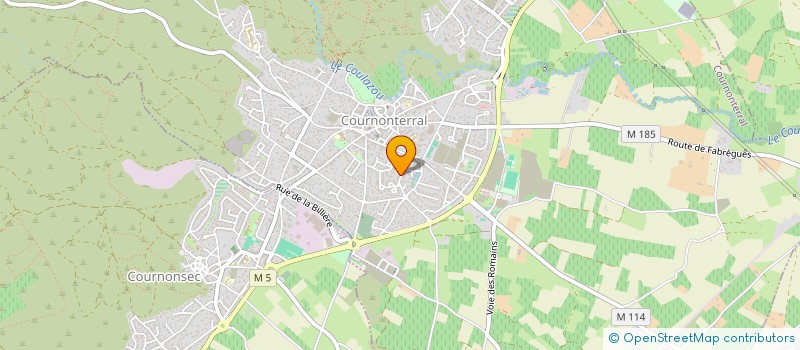 localisation de l'entreprise SYNERGELEC 34  COURNONTERRAL