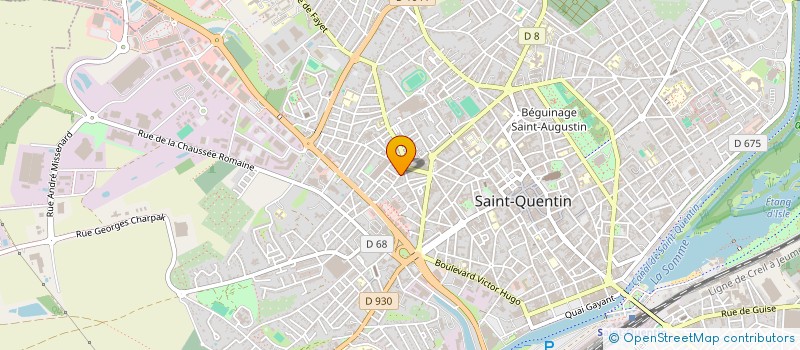 localisation de l'entreprise SYNERGELEC à SAINT-QUENTIN