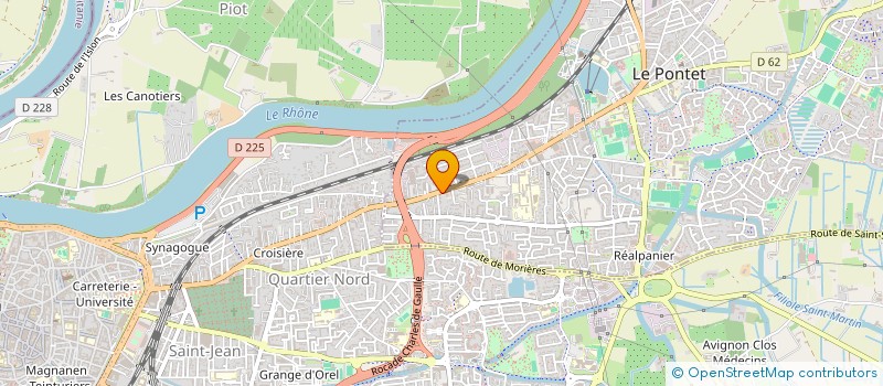 localisation de l'entreprise SYNERGENCES  LE PONTET