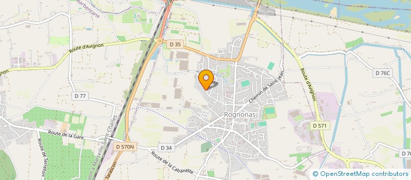 localisation de l'entreprise SYNERGETIQUE  ROGNONAS