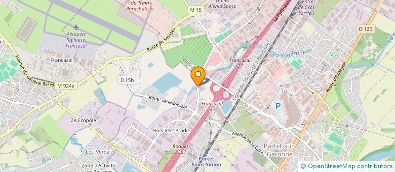 localisation de l'entreprise SYNERGI TRANSPORT à PORTET-SUR-GARONNE