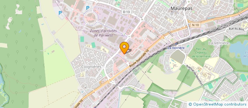 localisation de l'entreprise SYNERGIACOM  PARIS 8