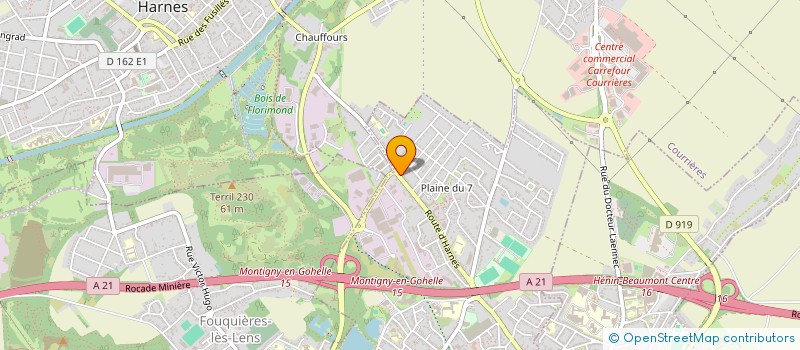 localisation de l'entreprise SYNERGIC à MONTIGNY-EN-GOHELLE