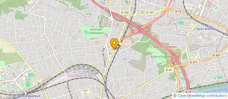 localisation de l'entreprise SYNERGIC AMENAGEMENTS à ARGENTEUIL