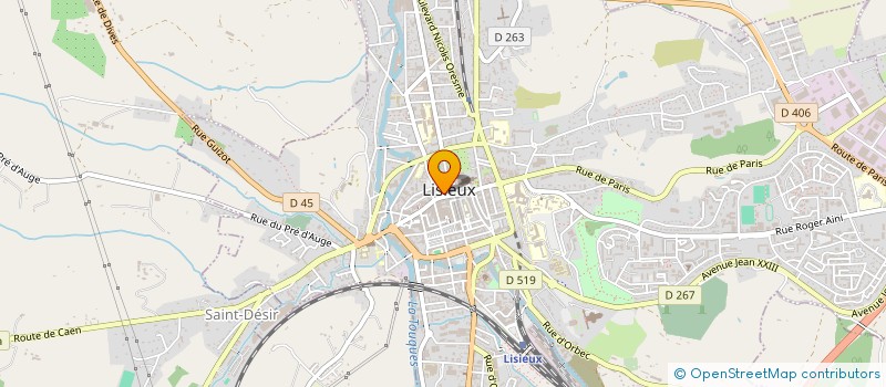 localisation de l'entreprise SYNERGIE 3 à LISIEUX