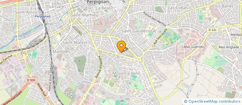 localisation de l'entreprise SYNERGIE à PERPIGNAN