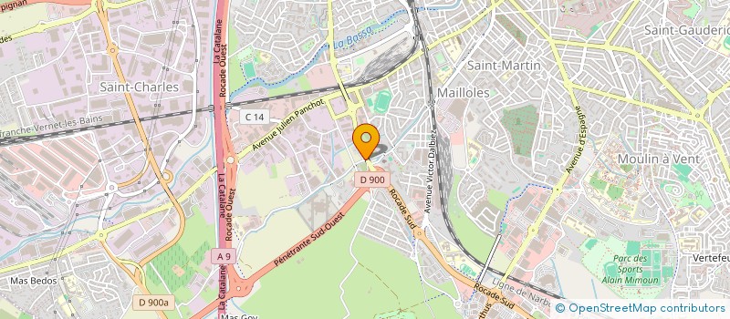 localisation de l'entreprise SYNERGIE 360  PERPIGNAN