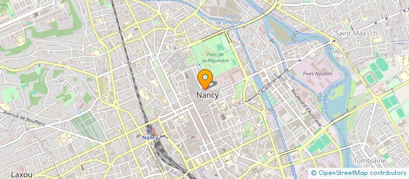 localisation de l'entreprise SYNERGIE à NANCY
