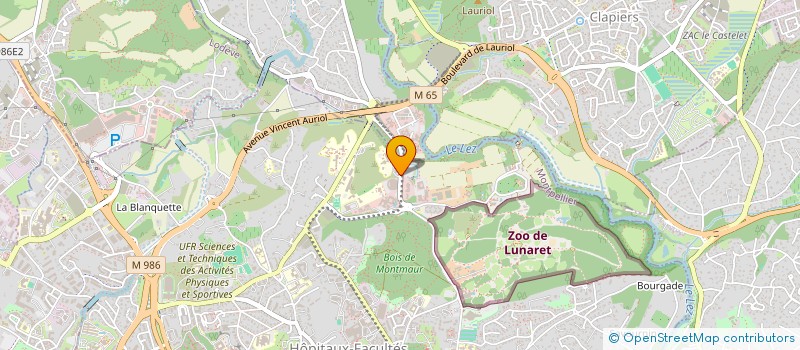localisation de l'entreprise SYNERGIE à MONTPELLIER