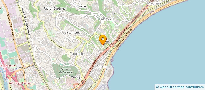 localisation de l'entreprise SYNERGIE à NICE