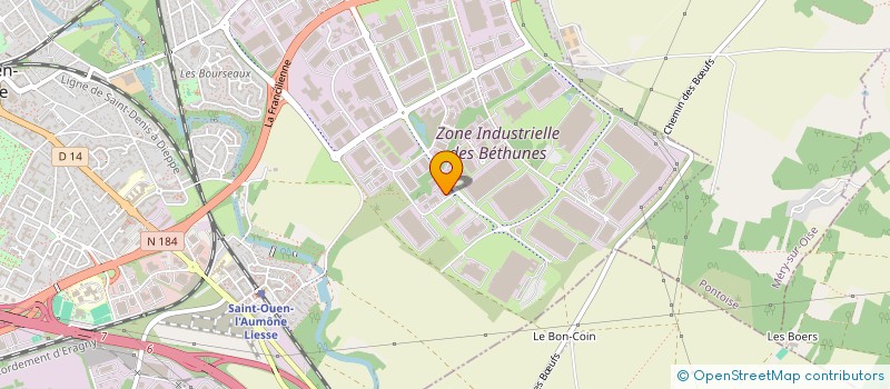 localisation de l'entreprise SYNERGIE à SAINT-OUEN-L'AUMONE