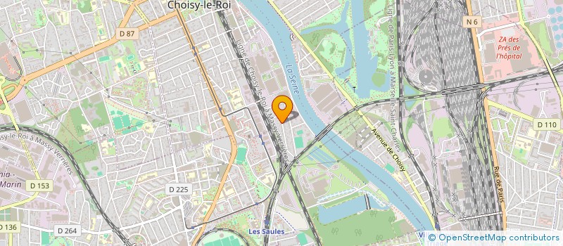 localisation de l'entreprise SYNERGIE à CHOISY-LE-ROI