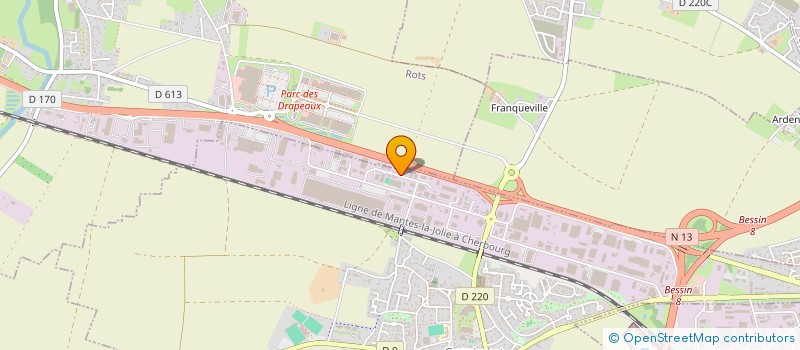 localisation de l'entreprise SYNERGIE  CARPIQUET