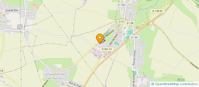 localisation de l'entreprise SYNERGIE  CAMPIGNEULLES-LES-PETITES