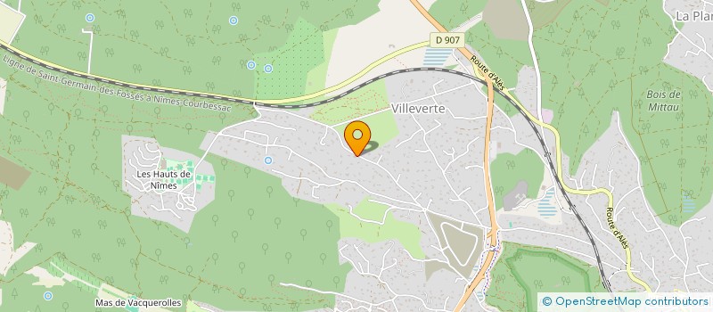 localisation de l'entreprise SYNERGIE A.M.O à NIMES