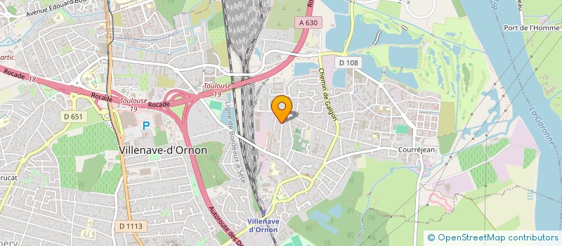 localisation de l'entreprise SYNERGIE ACTION ENTREPRISE - SAE  VILLENAVE-D'ORNON