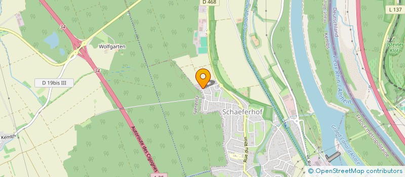 localisation de l'entreprise SYNERGIE AUDIT  KEMBS