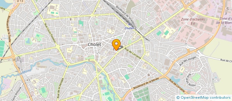 localisation de l'entreprise SYNERGIE BOIS à CHOLET