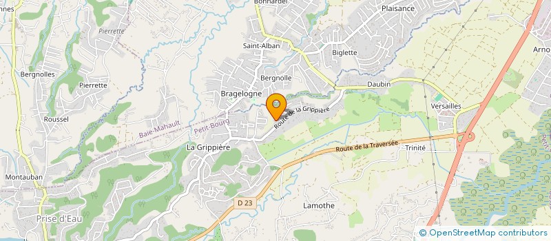 localisation de l'entreprise SYNERGIE BTP à PETIT-BOURG