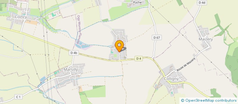 localisation de l'entreprise SYNERGIE COMMERCIALE  OGY-MONTOY-FLANVILLE