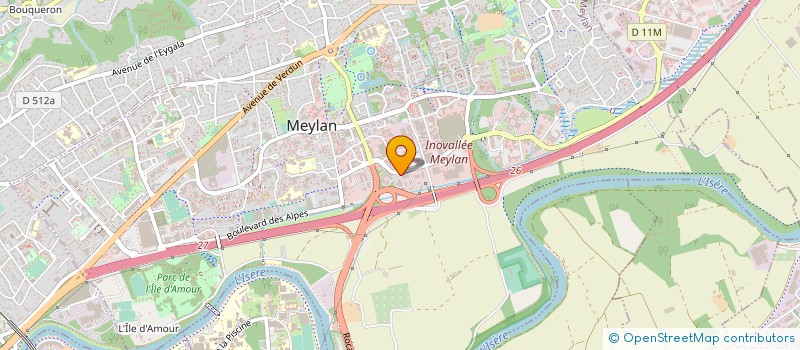 localisation de l'entreprise SYNERGIE CONCEPT à MEYLAN