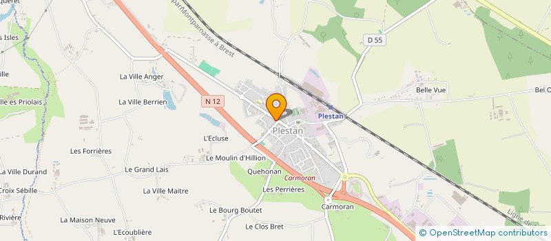 localisation de l'entreprise SYNERGIE CONCEPT IMMO  PLESTAN