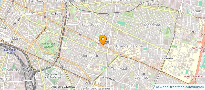localisation de l'entreprise SYNERGIE CONSEIL à LYON