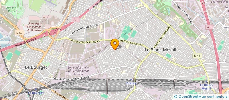 localisation de l'entreprise SYNERGIE CONSTRUCTION à DRANCY