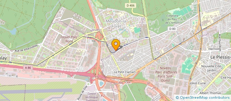 localisation de l'entreprise SYNERGIE CONSULTING à MEUDON