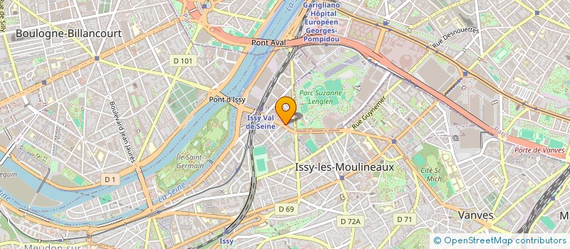localisation de l'entreprise SYNERGIE DE COMPETENCES à ISSY-LES-MOULINEAUX