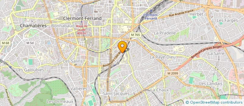 localisation de l'entreprise SYNERGIE DE L'EMPLOI  CLERMONT-FERRAND