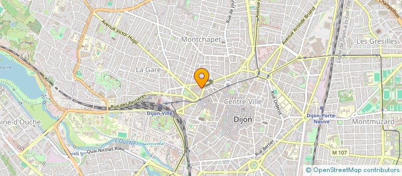 localisation de l'entreprise SYNERGIE DE L'ETRE  DIJON