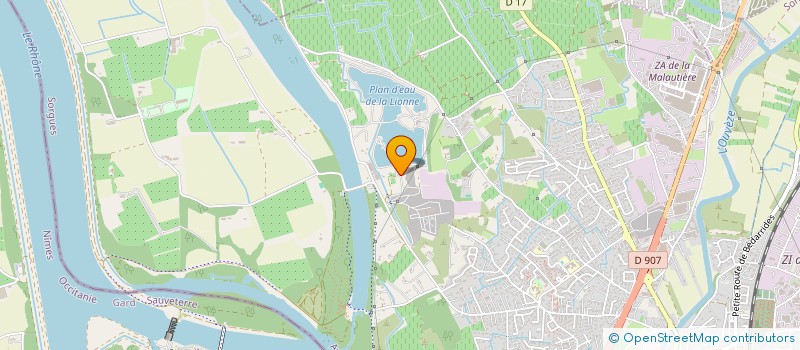 localisation de l'entreprise SYNERGIE DEVELOPPEMENT  SORGUES