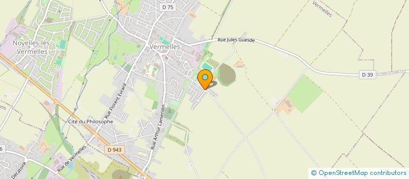 localisation de l'entreprise SYNERGIE DISTRIBUTION  VERMELLES