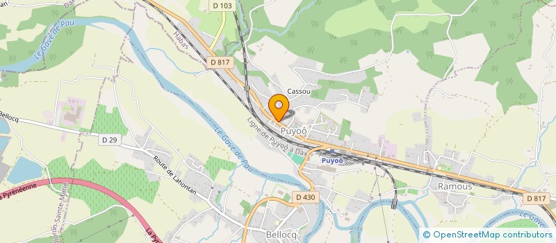 localisation de l'entreprise SYNERGIE ENCINAS  PUYOO