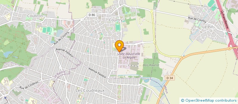 localisation de l'entreprise SYNERGIE ENVIRONNEMENT à COURTRY