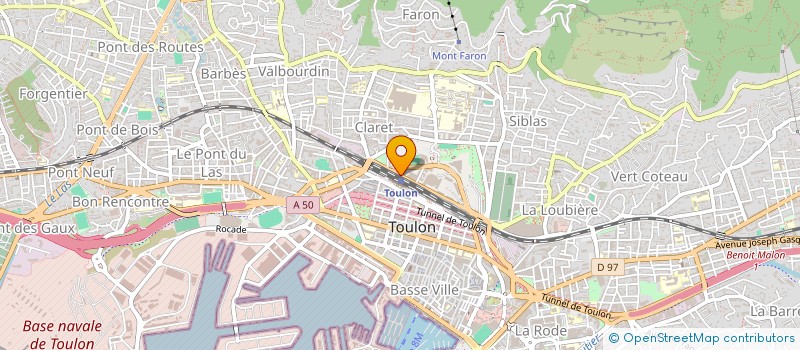 localisation de l'entreprise SYNERGIE ET COMMUNICATION à TOULON