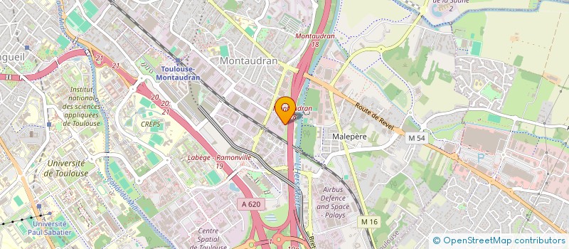 localisation de l'entreprise SYNERGIE-EXPERTISE COMPTABLE-AUDIT & CONSEIL  TOULOUSE