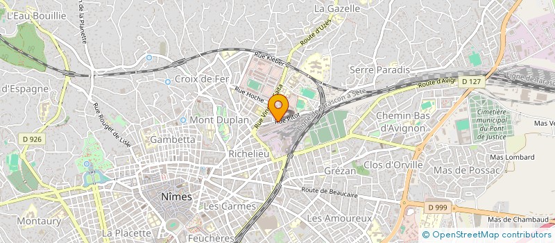 localisation de l'entreprise SYNERGIE FCD  NIMES