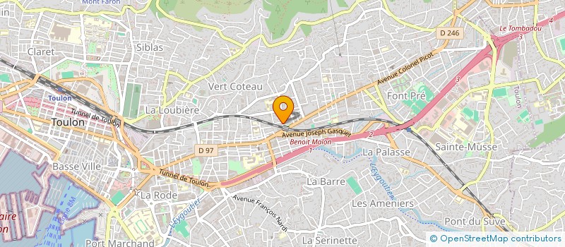 localisation de l'entreprise SYNERGIE FINANCEMENT à TOULON