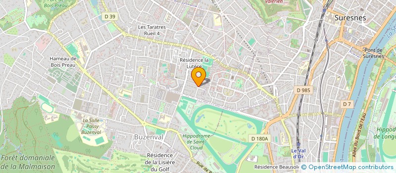 localisation de l'entreprise SYNERGIE & FINANCES à RUEIL-MALMAISON