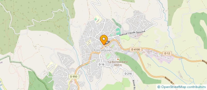localisation de l'entreprise SYNERGIE FORCALQUIER à FORCALQUIER