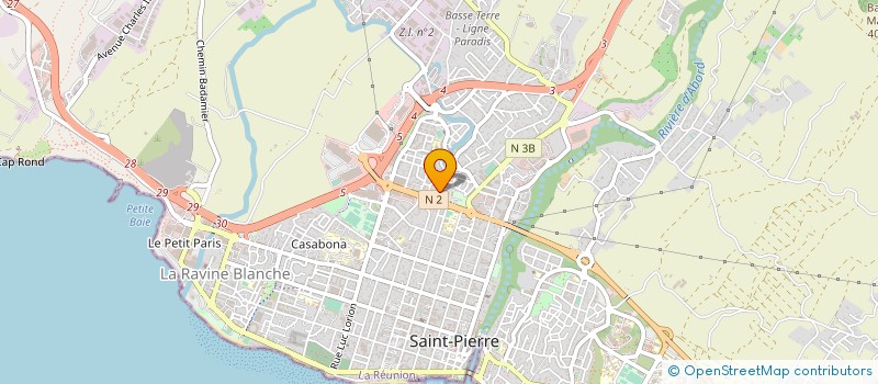localisation de l'entreprise SYNERGIE FORMATION à SAINT-PIERRE