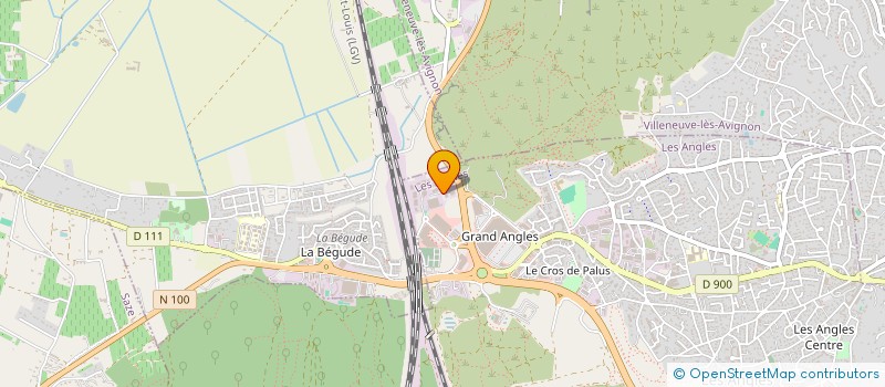 localisation de l'entreprise SYNERGIE FORMATION  LES ANGLES