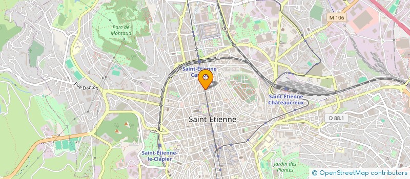 localisation de l'entreprise SYNERGIE HABITAT à SAINT-ETIENNE