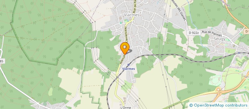 localisation de l'entreprise SYNERGIE IDF  VIARMES