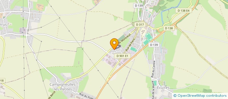 localisation de l'entreprise SYNERGIE IMMO  CAMPIGNEULLES-LES-PETITES